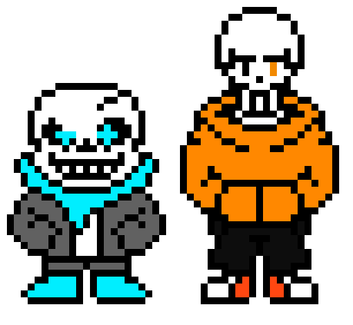 [a49514] US!Sans:Mweheheh! US!Papyrus:*bro, we talked about that laugh.