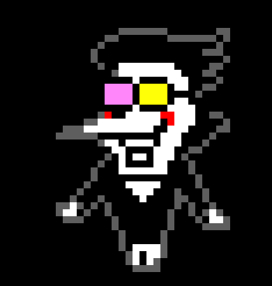 Spamton - Black Background
