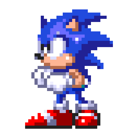 sonic fight stance
