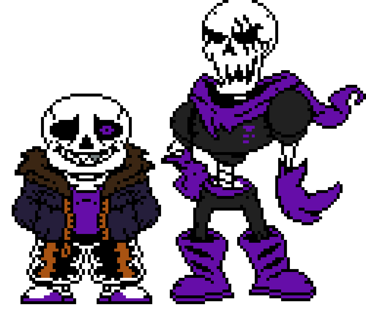 VioletFell Sans And Papyrus