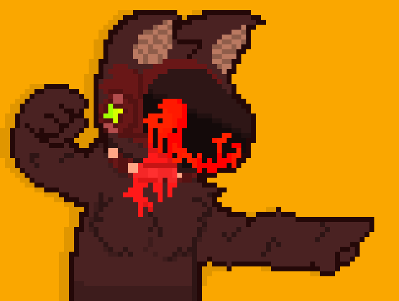 [63ceb7] -She picked up Horror`s, ax- L4u6h 4ll y0u w4n7... 8u7 1 w1ll k1ll y0u... -She swings it down the middle of his skull-