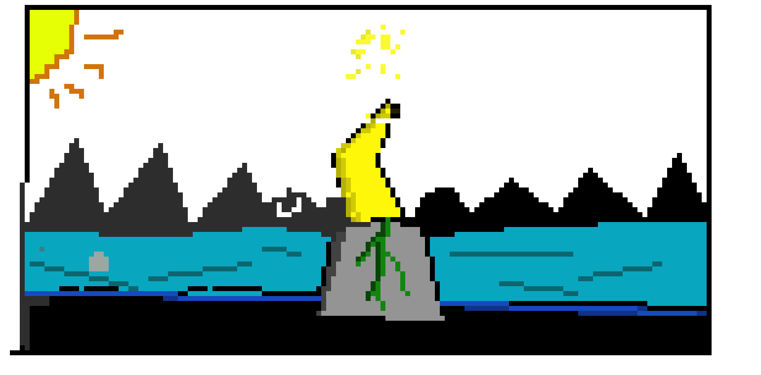 [9664c4] banana in stone