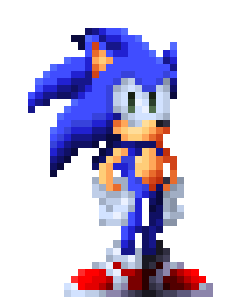 "Your not eggman, are you one of his robots or somethin?"