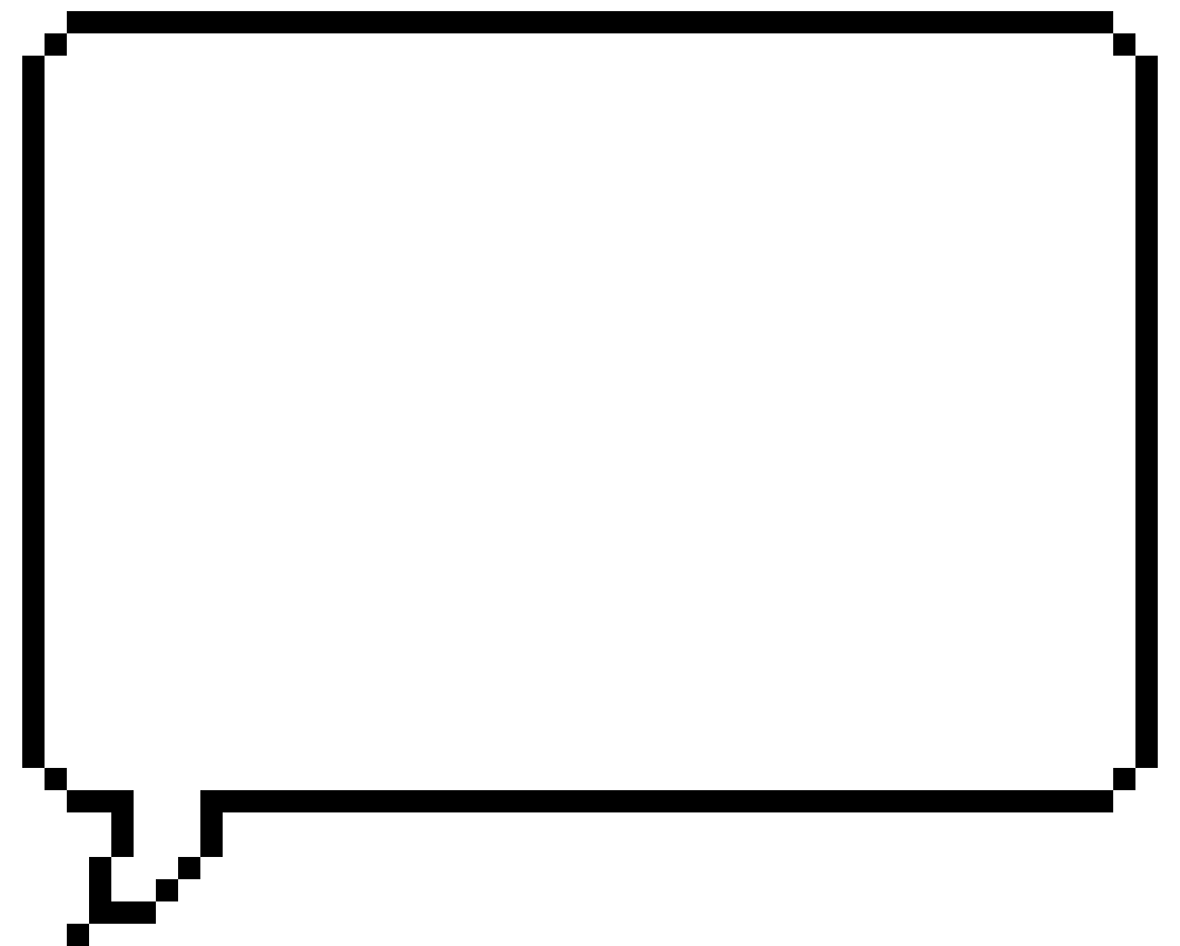 [df6913] ok pixel speech bubble