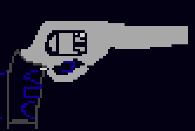 [715e84] Dale picks up the gun, with a smile on his face, Twobit is bewildered by the expression, dale then presses the trigger, and it fires, Real, he is then Given a adrenaline shot to keep alive until his health bars give out
