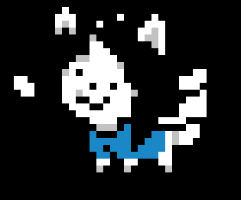 [a66b6f] Undertale - Temmie Overworld Sprite