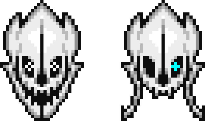 An attempt at an open gasterblaster sprite.