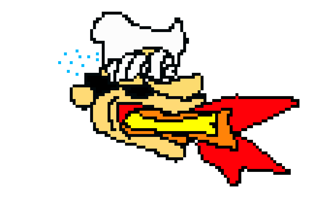 [455c10] Peppino fire mouth oldhud