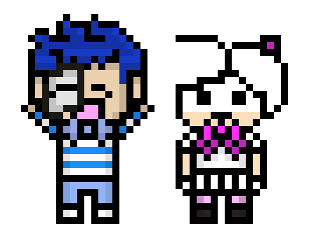 [9664c4] danganronpa pixel sprite base