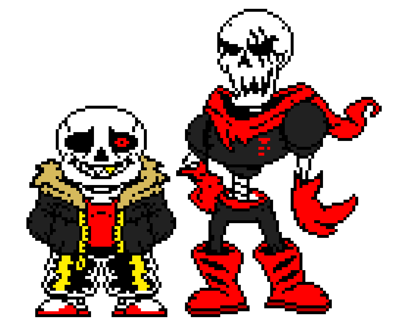 UnderFell Sans And Papyrus
