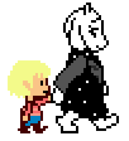 Toriel and Frisk shadowtale