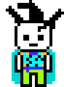 [55a909] danganronpa pixel sprite Harnua Mao