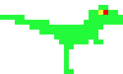 [9664c4] Pixel dinosaur