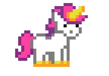 sams unicorn pixel