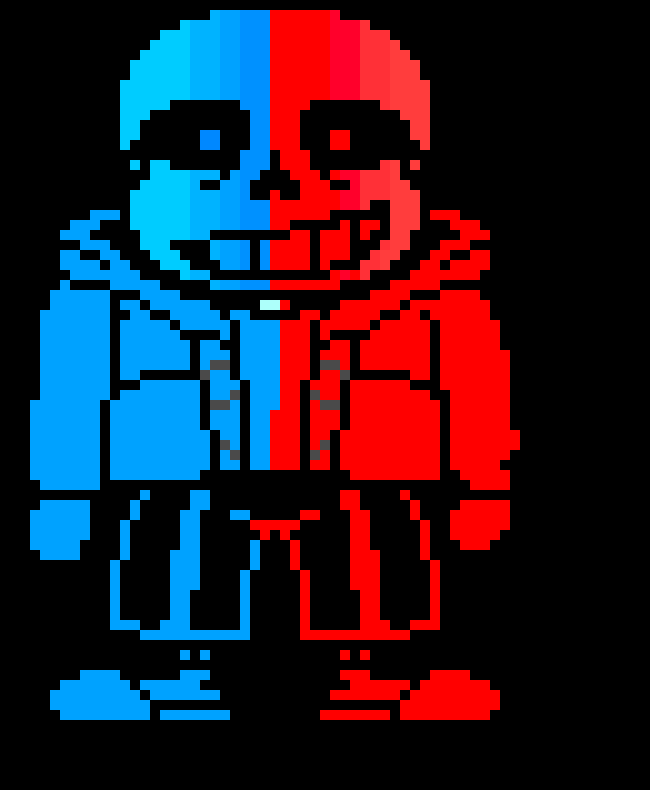 [67c7d6] MELANCHOLIA Sans Battle Sprite.