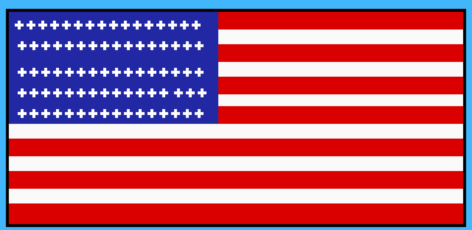[9664c4] U.S.A. Flag (Better Version)