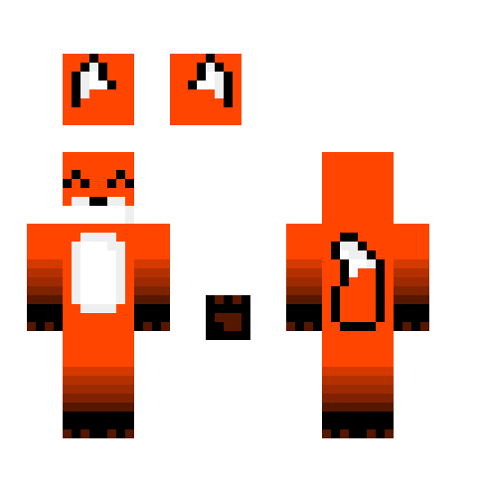 [9664c4] Minecraft Fox skin