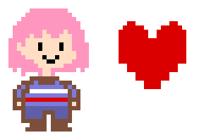 [9664c4] Yuno as Frisk