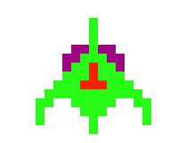 [f31574] Galaga alien 3