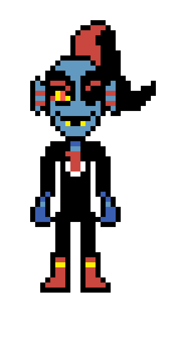 [9664c4] Undyne but a gang person not assuming genders nope