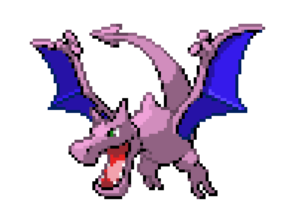 [3d0b34] Shiny Aerodactyl