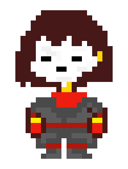 [9664c4] Frisk as Lock Tale Papyrus