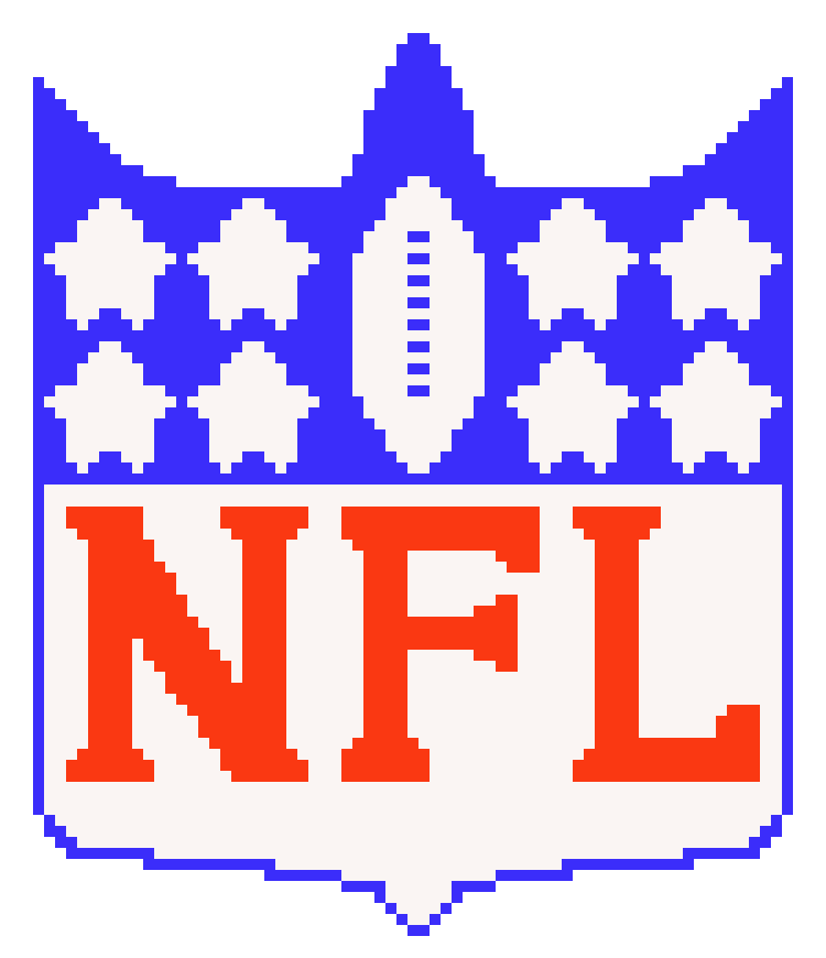 [9664c4] Pixel NFL Logo
