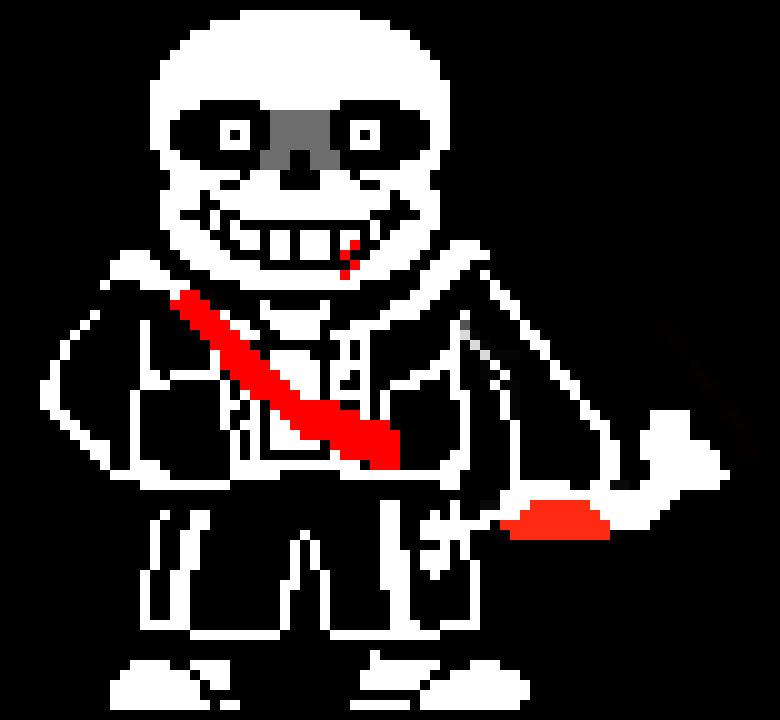 [101cd0] Undertale last breath Sans Sprite