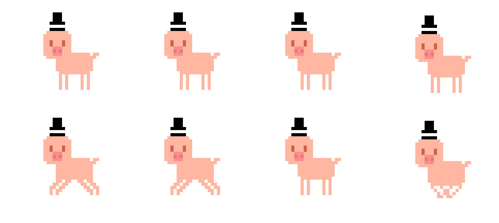 [9664c4] Pigeh Walking Animation