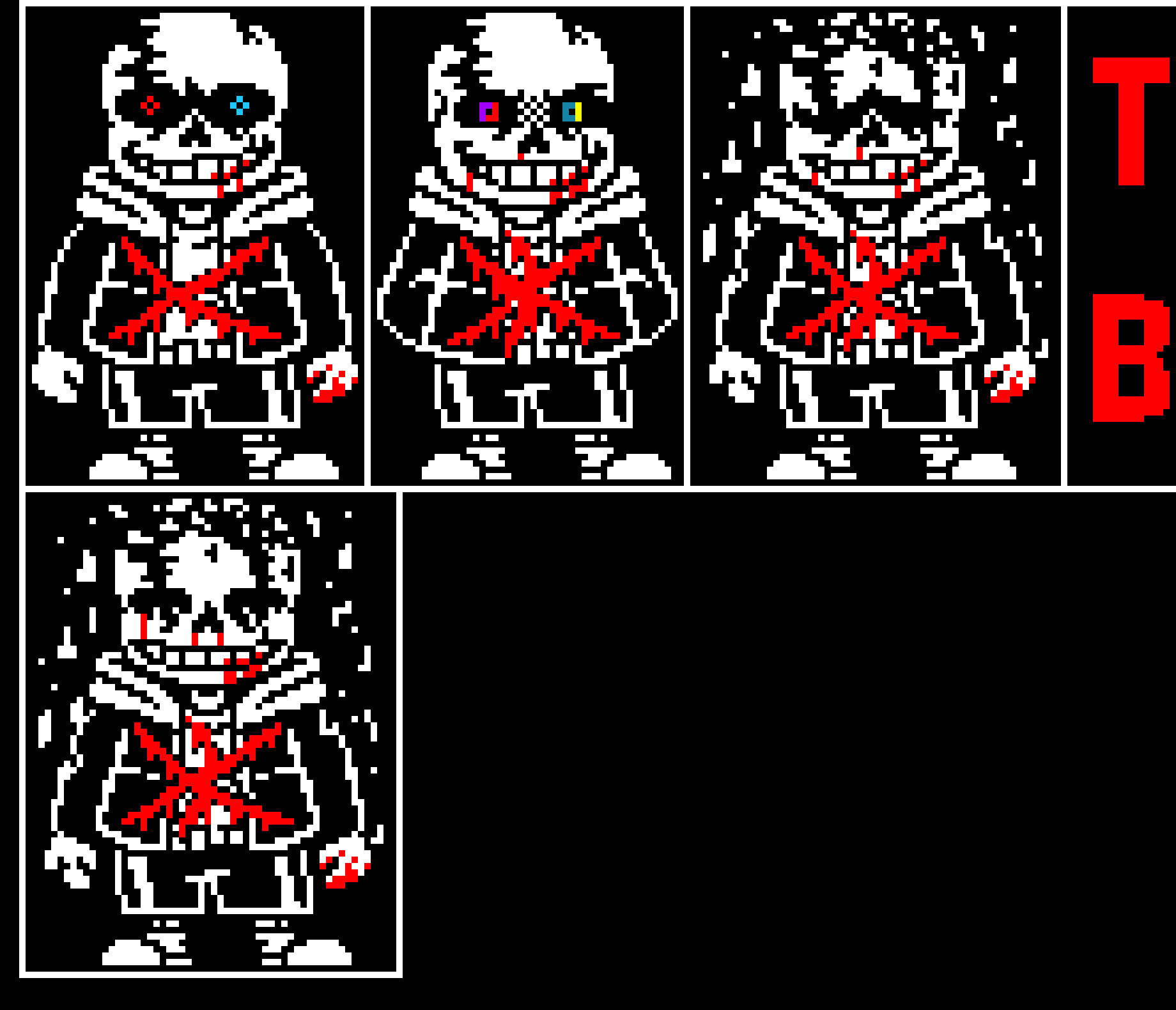 [c6437a] Undertale Last Breath Phase Fan made phase 4 - 8 (Fixed) - TSD