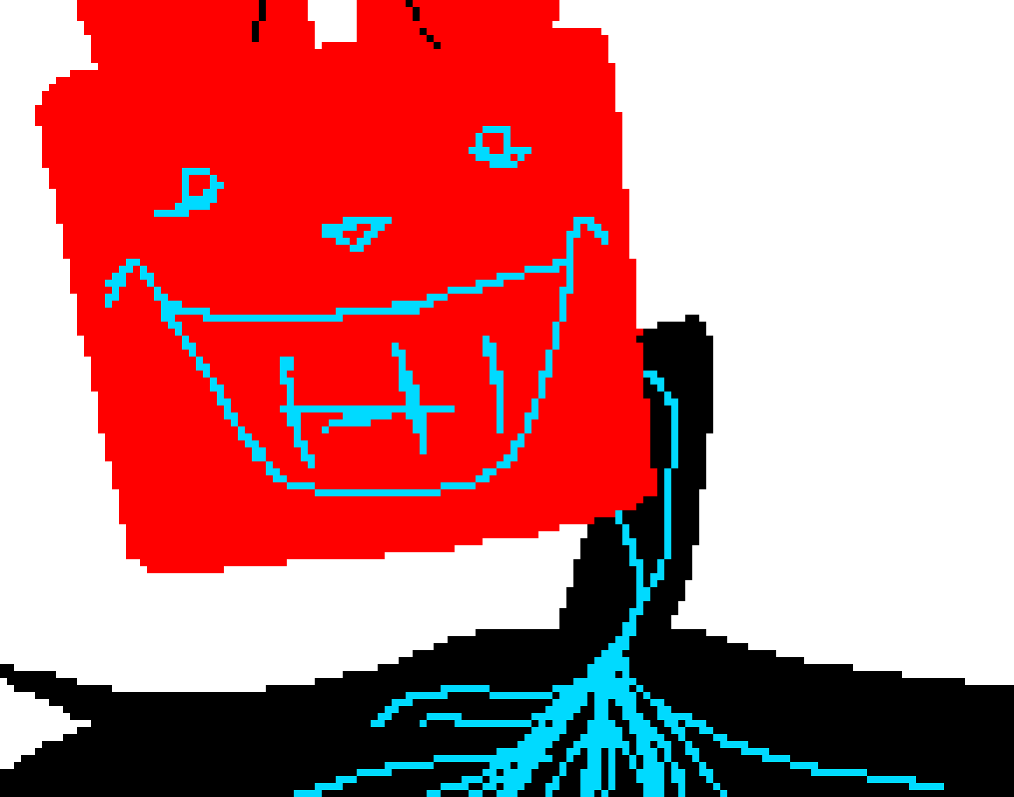 [c95776] These are more like veins actually maybe I think I dunno I haven't fleshed that out yet. All I know is is that it's like. glowing. and you can see it. kinda like king minos.