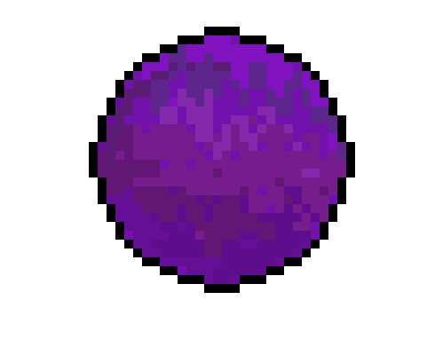 [84dd64] kawaii purple planet