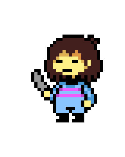 Deltarune Frisk sprite