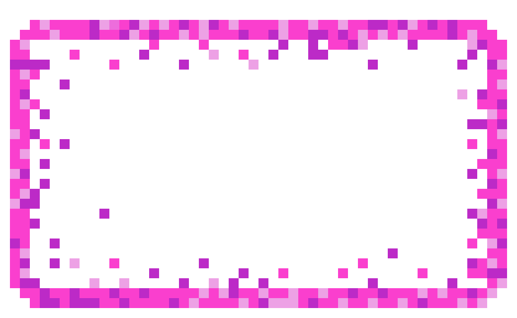 16x9 pixelated border