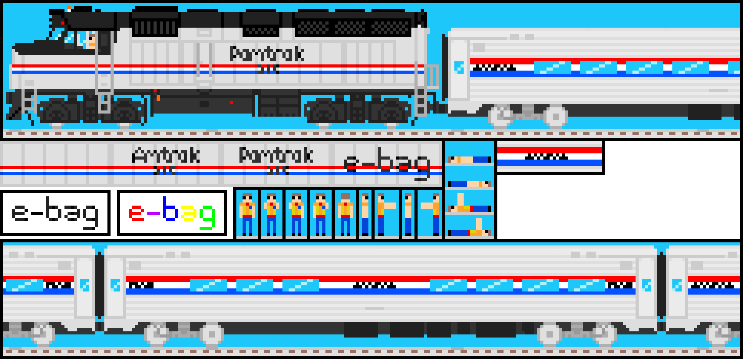 [c4081a] F40PH w/ Coaches, Operator, & Customize Options
