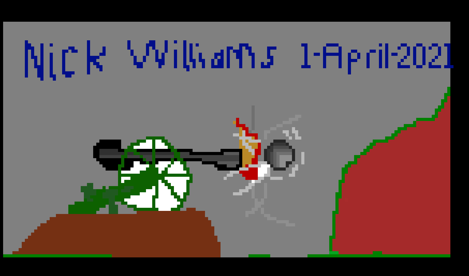 [a1b483] The Battle of Iwo Jima - Cannon VS Mount Suribachi
