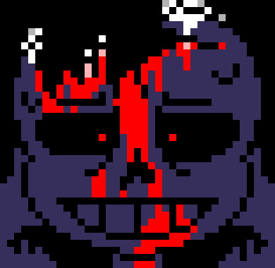 [7ce906] *(He'd crawl out the ground.) DAMMIT NOT AGAIN... -HorrorTale Sans