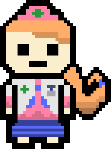 [86a47a] danganronpa pixel sprite base big - Kana Tenshin