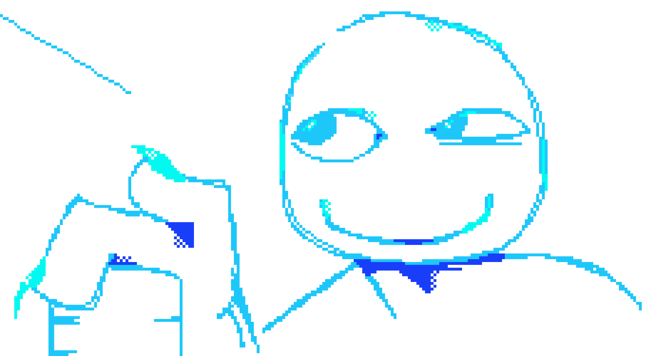 [bce8e5] i like mimicing your style, or at least trying to. the dithering and geometric nature of it sit well in  my brain