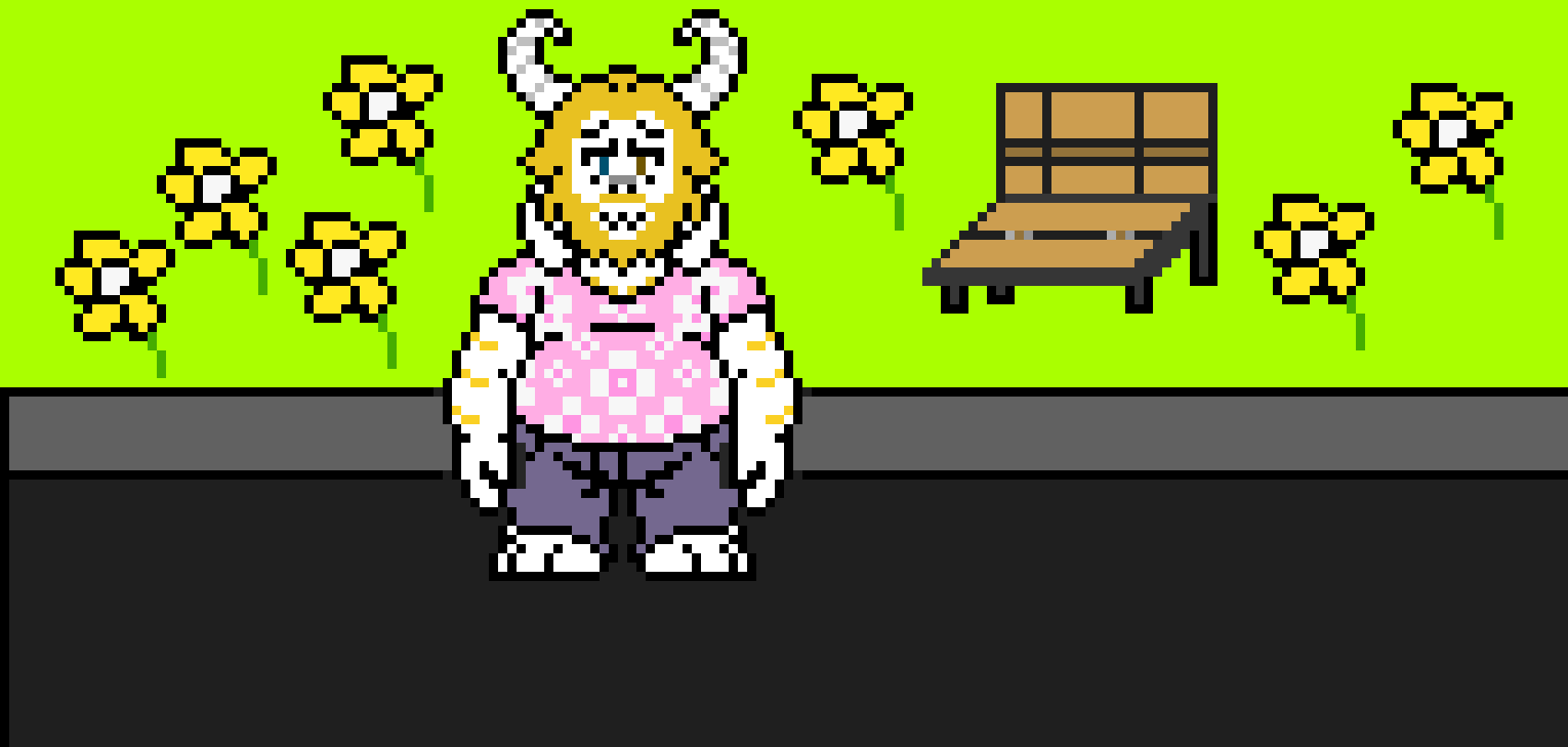 undertale 2 Asgore Sprite