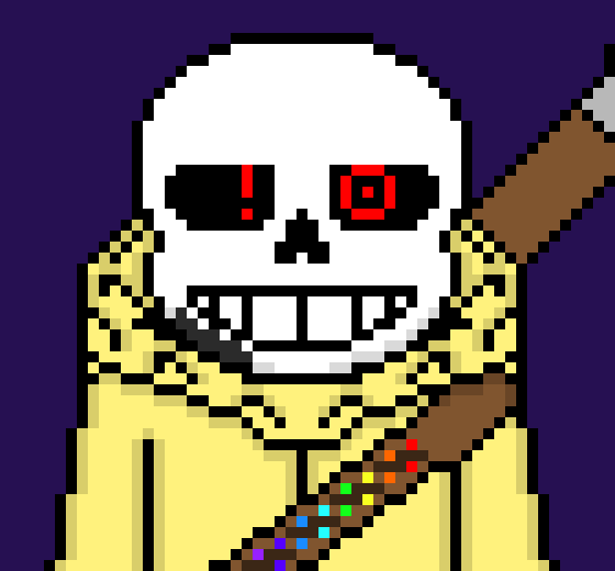 [71fafd] welp, guess i need to send you back to where you came from *pulls out his brush and splashes paint under Terror. Terror then falls through the ink to his own Multiverse*