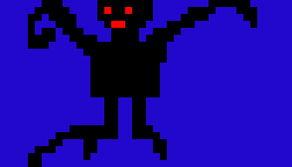 [5e467c] -sitting down on a pentagram in his hole-
