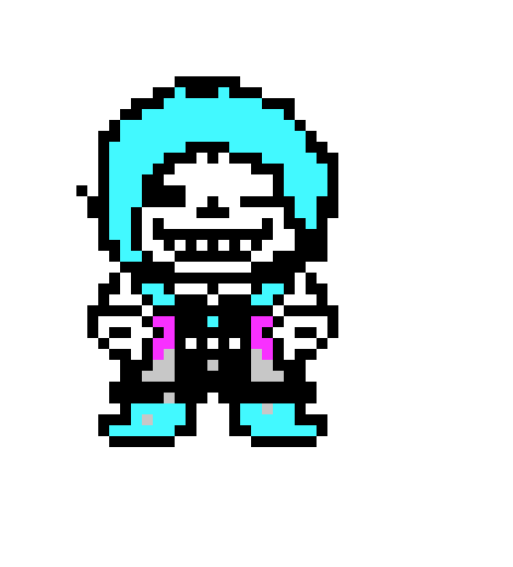[53a360] surrounds error sans with dust lust blasters and fires *