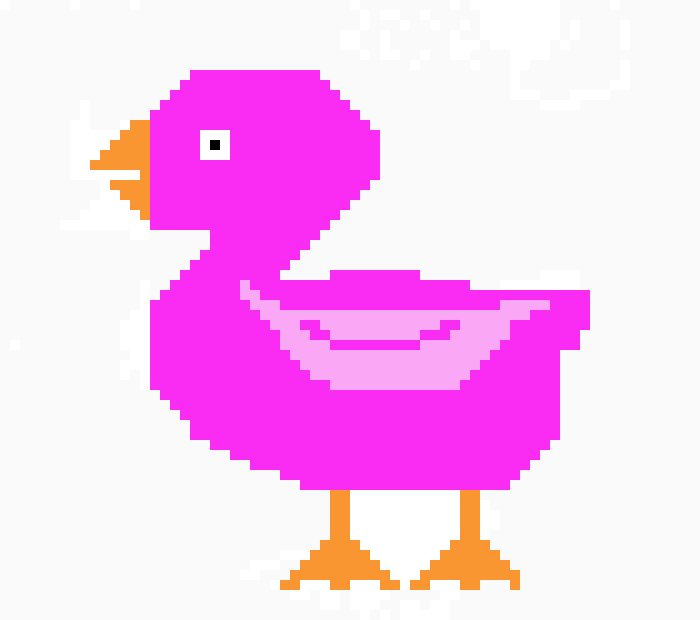 [9664c4] pink ducky