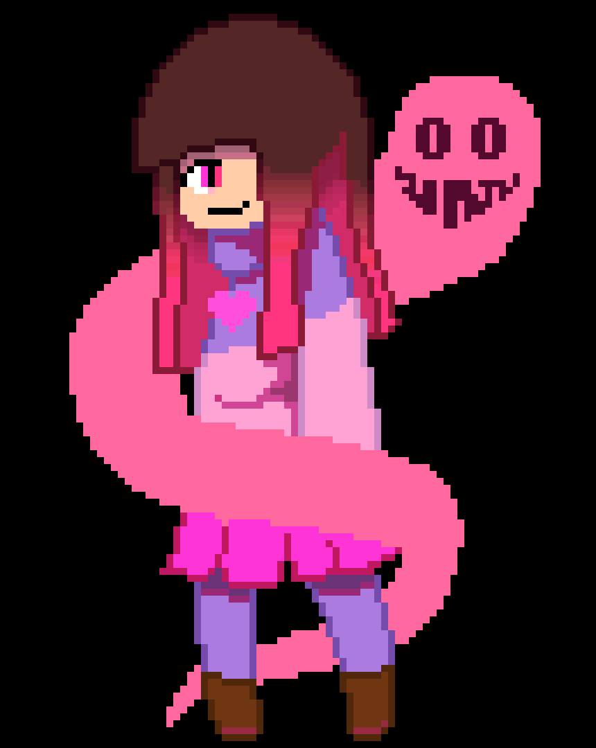[c2fe0c] Glitchtale Betty and Akumu