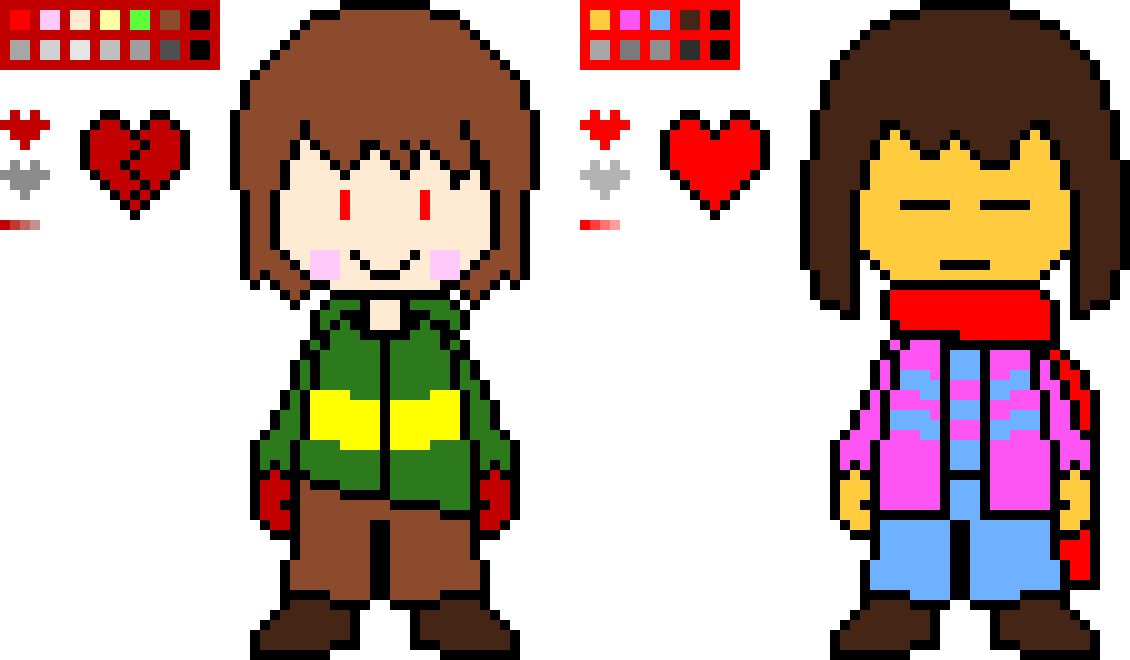 Undertale - Chara and Frisk - Cold