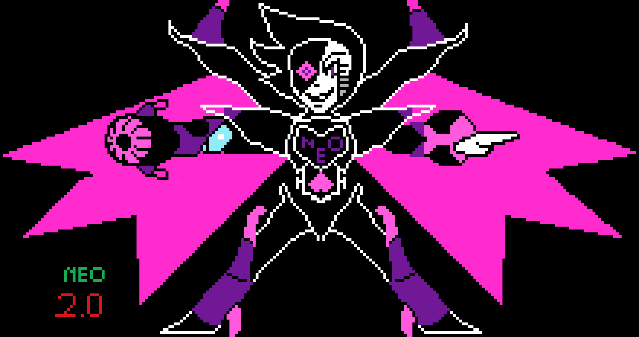 Mettaton NEO 2.0 battle sprite