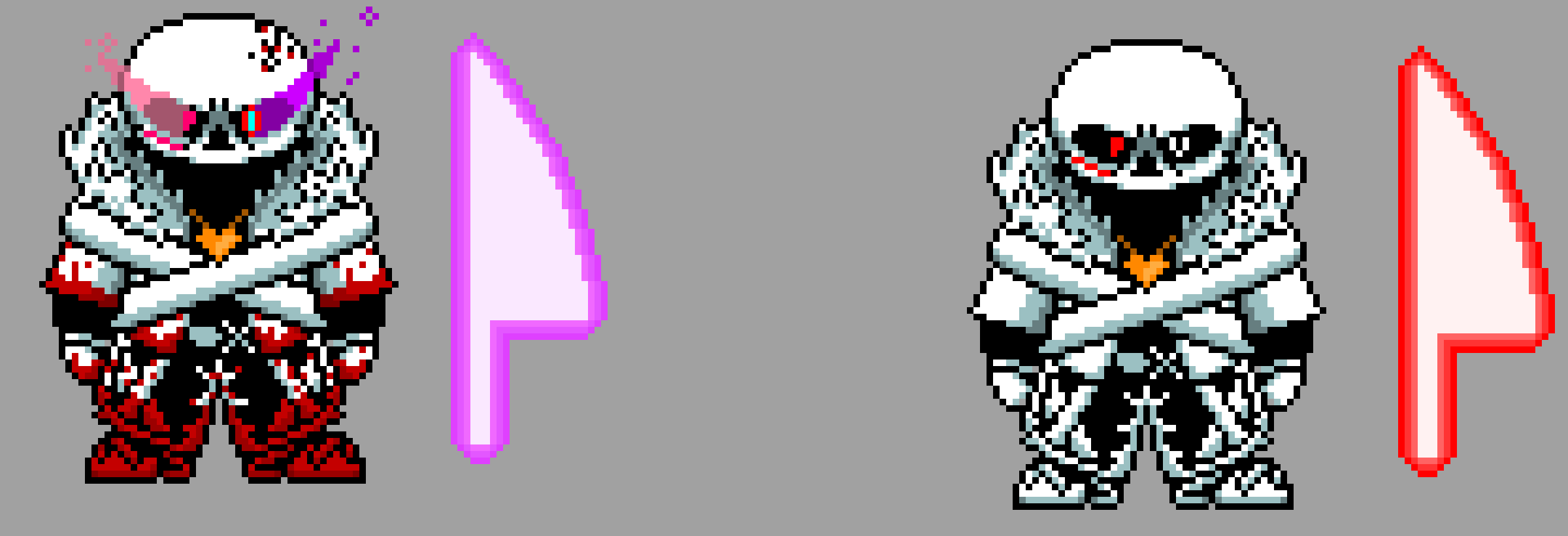 X-Dust and Cross sans
