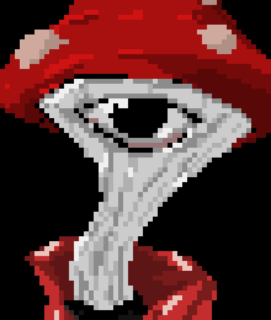 and mycelium would be like roots that he would grow into his food to absorb nutrition