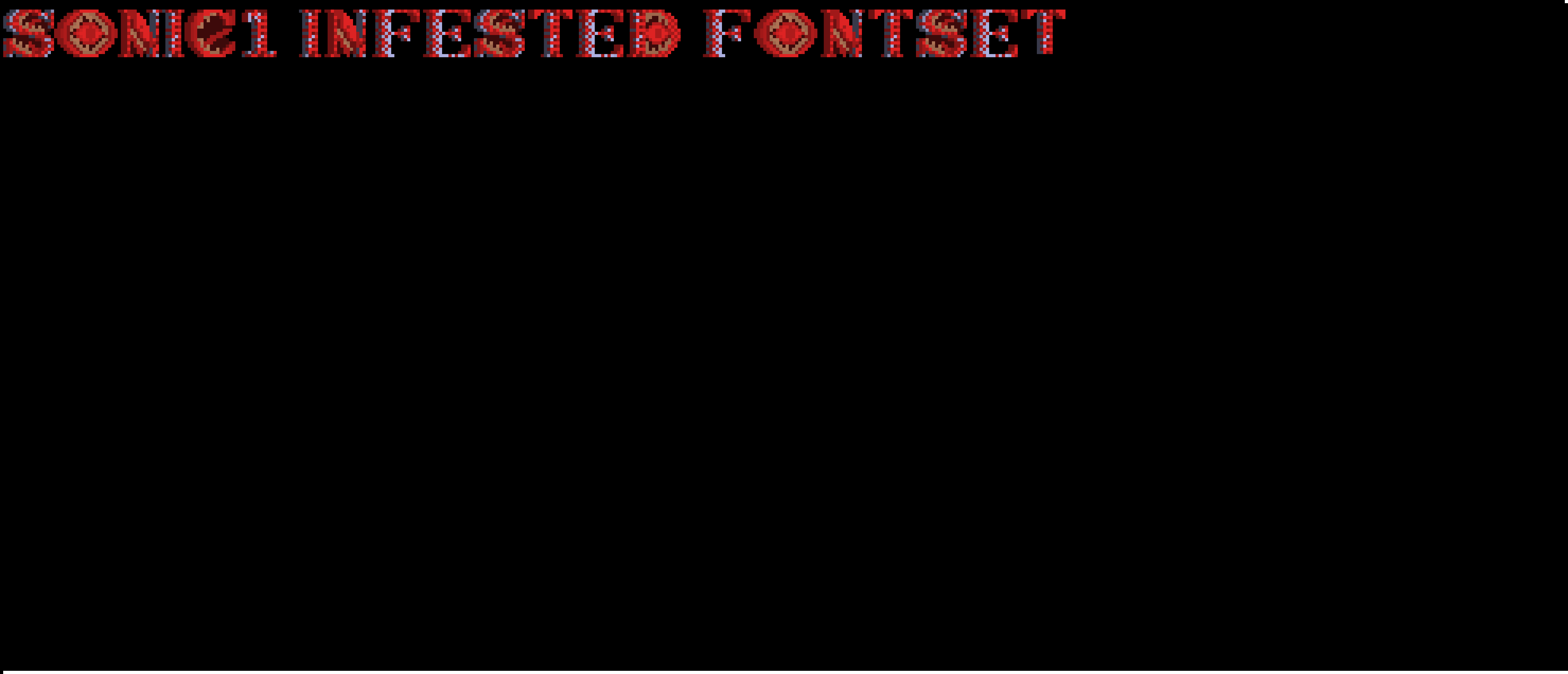 [54f722] sonic 1 infested fonset wip prototype